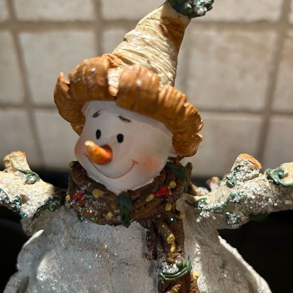 Charming Snowman Holiday Figurine - Picture 3 of 8